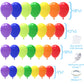 Nisocy Rainbow Balloons Arch Kit, 126Pcs 18In 12In 10In 5In Colorful Rainbow Balloons Different Sizes For Engagement, Wedding, B