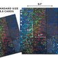540 Pocket Card Sleeves Black Holographic 9 Pocket Card Sleeves For Trading Card Binders Tcg - For 3 Ring Binder Baseball Cards