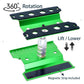 RC Car Repair Work Stand Lift Lower Adjustable Workstation Aluminum 360 Degree Rotation for 1/8 1/10 1/12 RC Car Traxxas Slash T