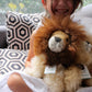 AlpacaNext Lion Handmade on Real Alpaca Wool. Alpaca Stuffed Animal. Soft  Cute and Cuddly Alpaka Plush Toy (11 inches  Brown Mane)