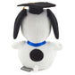 Hallmark Graduation Gift Card Holder, 6" Snoopy, Year-Dated for High School/College, Fabric Material