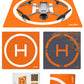 Lktop Drone Landing Pad Weighted Foldable For Dji/Specta Drone, Double-Sided Waterproof Helipad Landing Mat, Compatibility: Dji/