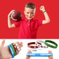 MiniInflat 48 Pcs Football Party Favors for Kids Include 12 Football Drawstring Bags, 12 Football Keychain, 12 Silicone Football