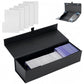 Sfsoc Magnetic Toploaders Storage Box,Trading Card Storage Box With 5Pcs Dividers,Toploaders Deck Box,Toploaders Card Case,Card