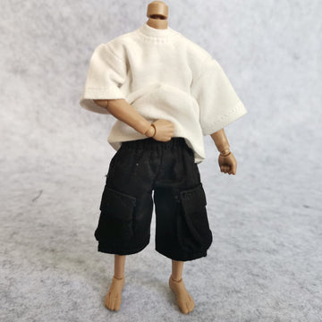 1/12 Scale Figure Clothes Male Clothes Men'S T-Shirt Pants Trousers Clothing For 6Inch Male Action Figure Body Doll (A)