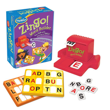 Thinkfun 7706-T Zingo Word Builder Early Reading Game - Award Winning Game For Pre-Readers And Early Readers