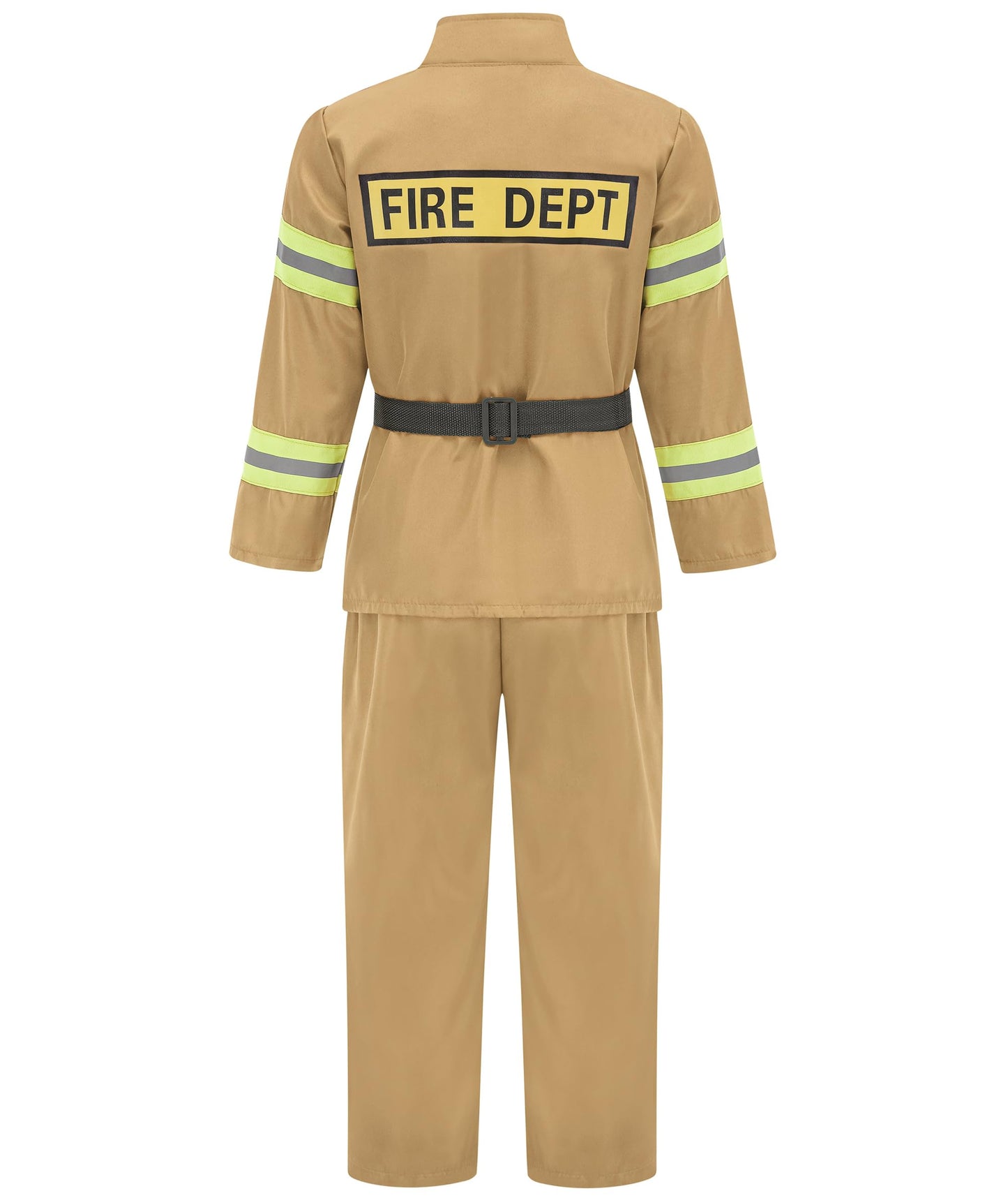 Avady Firefighter Costume for Kids Fireman Costume for Boys Halloween Costume Cosplay Dress Up