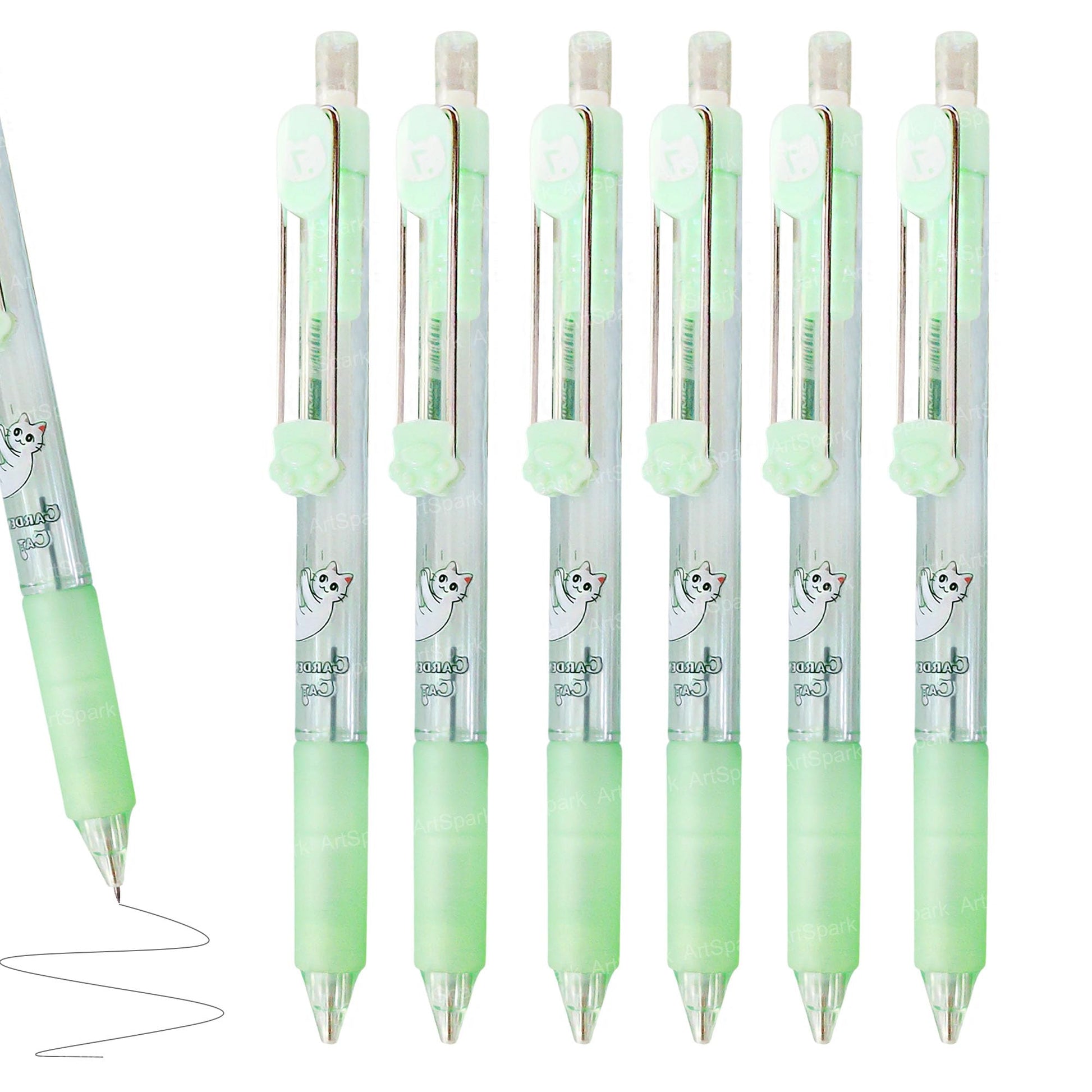 Artspark Cat Claw Mechanical Pencil For Kids  0.7Mm PreSharpened Pencils For Kids, Cute Kawaii PenPencil For Writing, Drawing