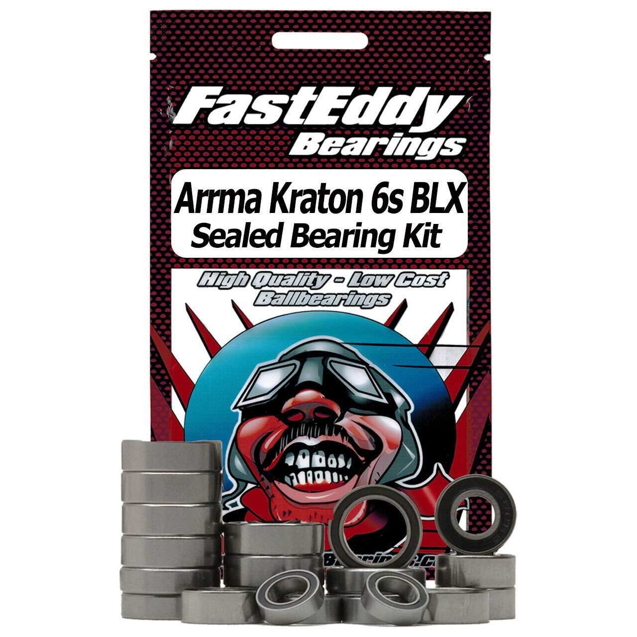 Fasteddy Bearings Compatible With Arrma Kraton 6S Blx Sealed Bearing Kit