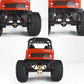MOHERO Brass Diff Cover Axles Gear 6X6 Rear Axle Conversion Upgrade for 1/24 SCX24 90081 AXI00001 RC Crawler Car