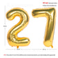 40 Inch Gold Number Balloons Helium Foil Mylar Balloon Birthday Party Banquet Decoration 27