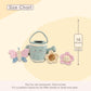 MON AMI Spring Watering Can Play Set with Rattles - 4 Pc Set, Stuffed Plush Gardening Set for Kids with Watering Can, 2 Pcs Flow