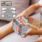 Power Your Fun Cubik Led Flashing Cube Memory Game - Electronic Handheld Game, 5 Brain Memory Games For Kids Stem Sensory Toys Brain Game Puzzle Fidget Light Up Cube Stress Relief Fidget Toy (Action)