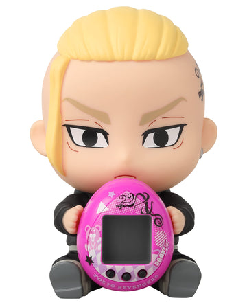 Bandai Tamagotchi Tokyo Revengers Draken Version With Hugmy Figure | 4 Cm Virtual Pet Based On Tokyo Revengers Manga And Anime With Collectable Draken Hugmy Anime Merch | 90S Kids Toys