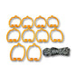 SpeedFreakCNC Suspension Bridge Kit Compatible with Hot Wheels Cars and Track (Orange)