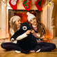 Yeqivo Giant Djungelskog Bear - 39.4" Soft Plush Toy - Black - PP Cotton Stuffed Animal Gift for Kids & Girlfriend
