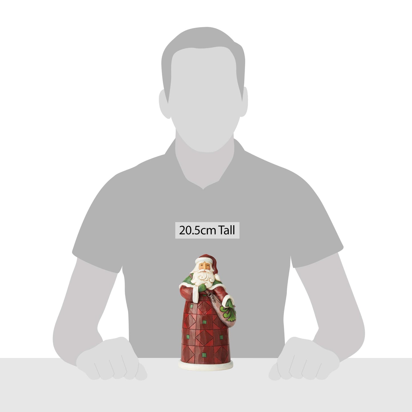 Heartwood Creek By Jim Shore Santa With Satchel Figurine