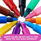 Teling 140 Pieces Stackable Crayons Pencils Party Favors for Kids Preschool 11 Interchangeable Colors Mini Rainbow Crayons Pens