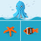 Tricofun 3D Soft Interlocking Forest Animal Building Blocks, Stem Toys For Kids Aged 6 Years -1003-Octopus