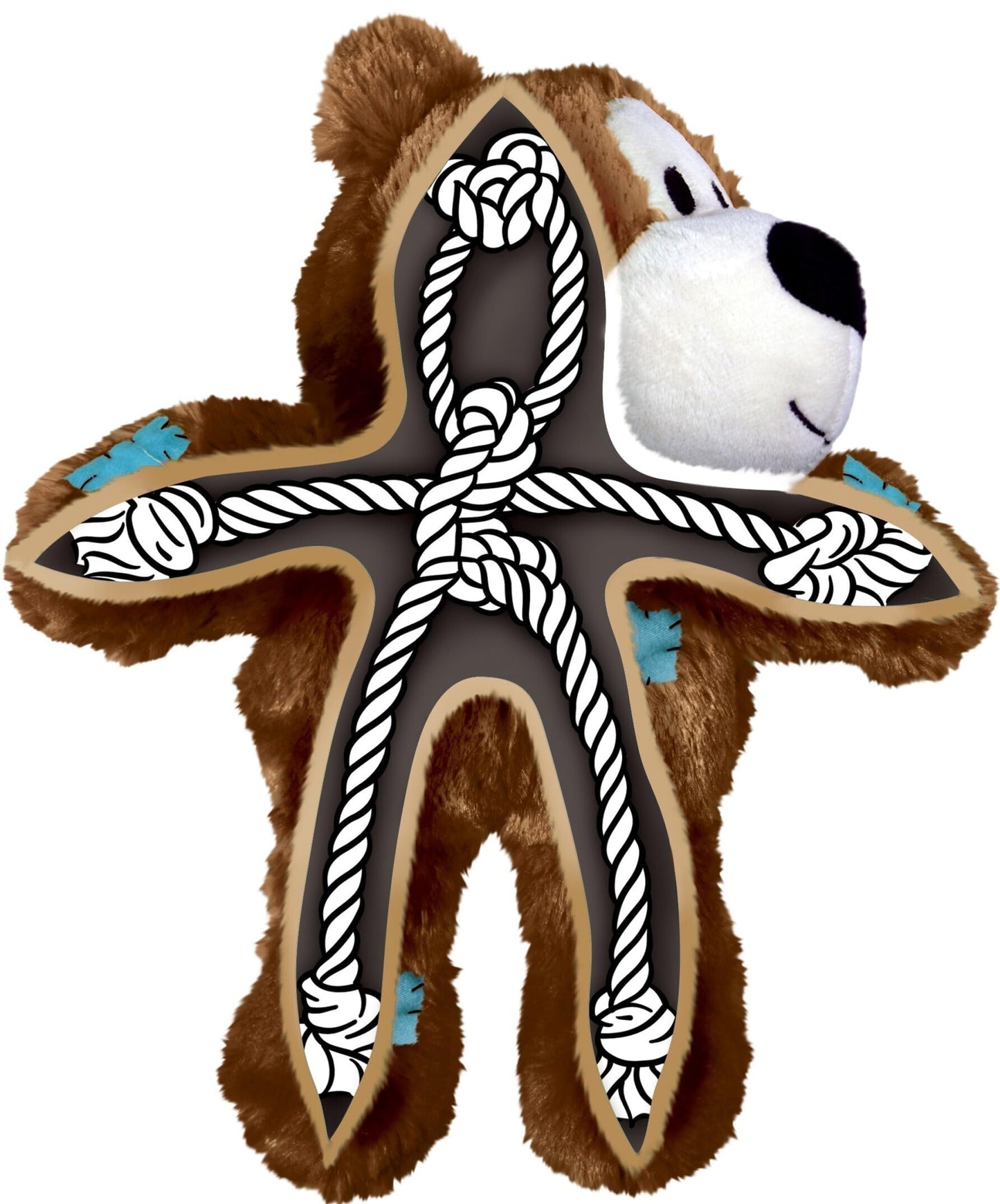 Kong Wild Knots Bears Durable Dog Toys Size:Med/Large Pack Of 2, Medium Breeds