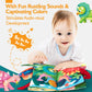 Hahaland Baby Books 0-6 Months,Infant Tummy Time Toy High Contrast Sensory Baby Toys 6 To 12 Months Touch Feel Book Baby Valentines Gifts For Boy Girl 0-3 Months Book Early Learning Toy