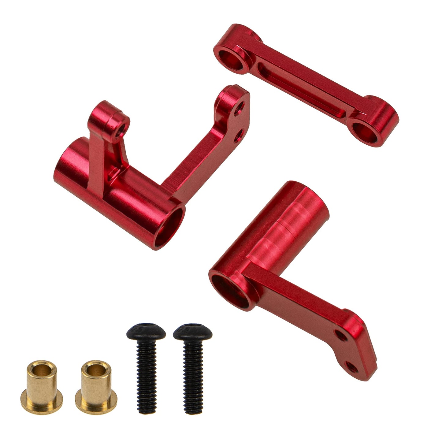 Sharegoo Aluminum Alloy Steering Bellcranks & Drag Link Replacement Of 3743 Compatible With Traxxas 2Wd Slash Rustler Bandit Vxl