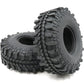 4pcs RC 2.2 Crawler Mud Terrain Tires Super Grip Soft Tyres with Soft Foam Insert Height: 145mm/5.7inch