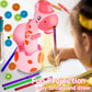 Ketiee Drawing Projector For Kids, Tracing And Drawing Projector Toy With Light & Music, Children Smart Projector Sketcher, Kids Art Projector With 72 Stencils For Boy Girl 3-8 Years Old (Pink)