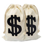 Eylola 2Pack Money Bags Money Bag Costume Money Bag Props Money Bags Decor For Party11.8 X 15.7 Inches Money Bag Dollar Sign Car