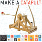 Make A Working Wooden Catapult Kit | Designed By Leonardo Da Vinci | Historical Facts And Easy Instructions Included | Copernicus Toys Curious Engineer Kit