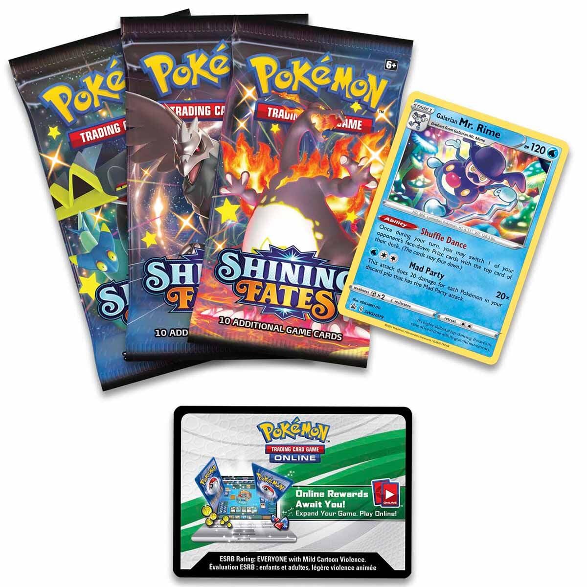 Pok  mon TCG: Shining Fates Mad Party Pin Collection
