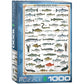 Eurographics Freshwater Fish 1000-Piece Puzzle