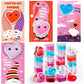 JOYIN 28 Pack Valentines Day Gift Cards with Slime, Heart Shaped Stress Relief Fidget Toy Slime Containers for Boys Girls Kids S