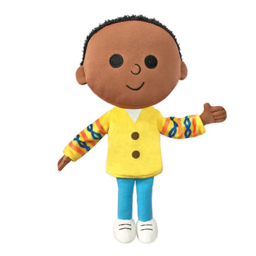 Merrymakers Last Stop On Market Street Soft Boy Doll, 11.5-Inches, From The Book By Matt De La Peña And Christian Robinson, Multi