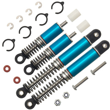 HobbyMarking Aluminum Front & Rear Oil Shocks Absorber Adjustable Dampers For Tamiya Hornet/Grasshopper Upgrade Parts