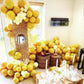 Partywoo Boho Yellow And Orange Balloons, 138 Pcs Burnt Orange Balloons And Mustard Yellow Balloons Different Sizes Pack Of 18 Inch 12 Inch 10 Inch 5 Inch For Balloon Garland Arch As Party Decorations
