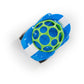Bright Starts Oball Easy Grasp Rattle & Roll Toy Sports Car Bpa-Free Infant Crawling Toy, 1 Pack, Age 3 Months And Up, Blue/Green