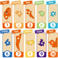 Monsterboker Dinosaur Puzzles For 1+ Year Old, Wooden Puzzles For Toddlers 1-3, Dinosaur Toys For Kids 2-4 Boys/Girls, Large Flo