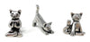 Basic Spirit Yoga Cat Figurine Set (Pewter)-Mini 3 Pc. Set
