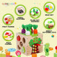 Qinkada Wooden Garden Toy, Toddler Montessori Toys for Baby Boys Girls, Wood Preschool Learning Fine Motor Skills Game, Educatio
