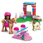 Mega Barbie Horse Jumping Building Set With 73 Bricks And Special Pieces, Accessories And 1 Micro-Doll, Toy Gift Set For Ages 5 And Up