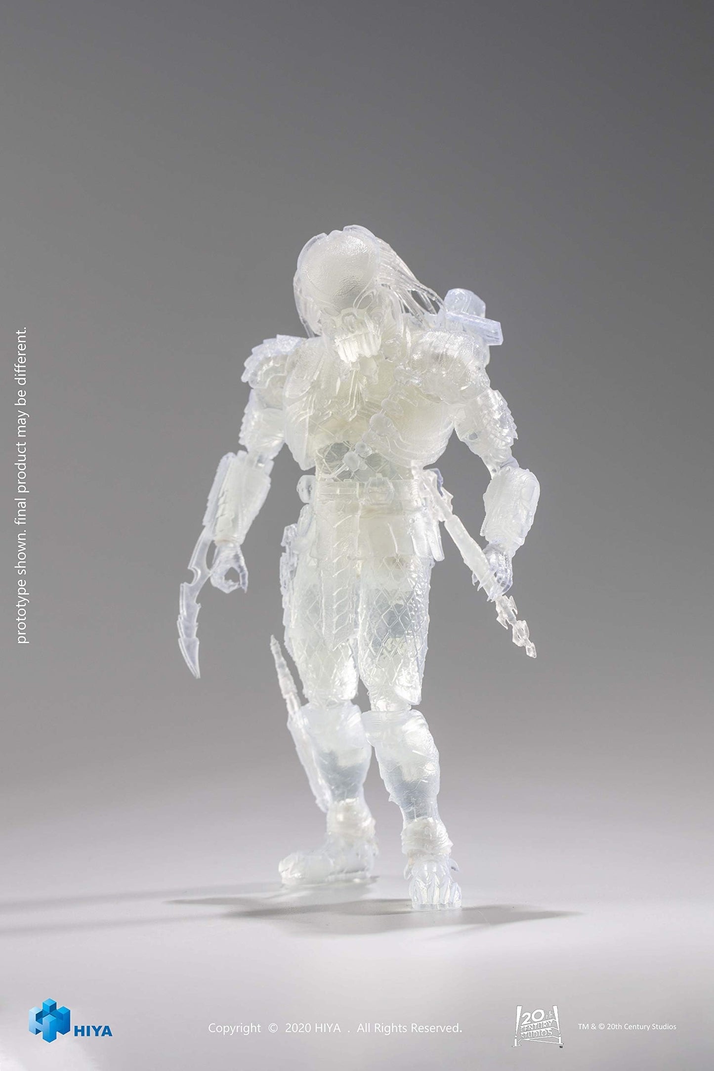 Hiya Toys Alien Vs. Predator: Invisible Celtic Predator 1:18 Scale Action Figure, Multicolor