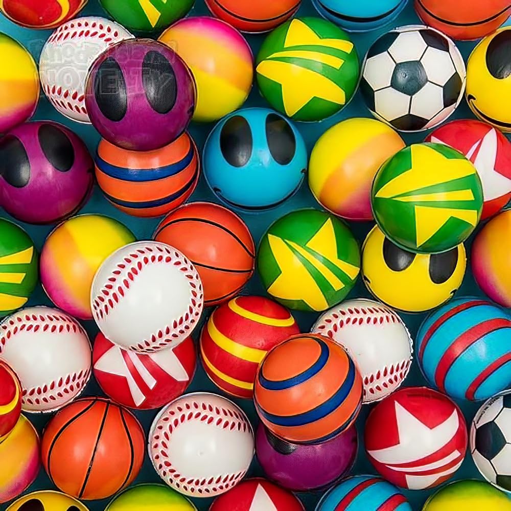 Rhode Island Novelty Stress Balls Bulk Value Assortment (50 Pack)