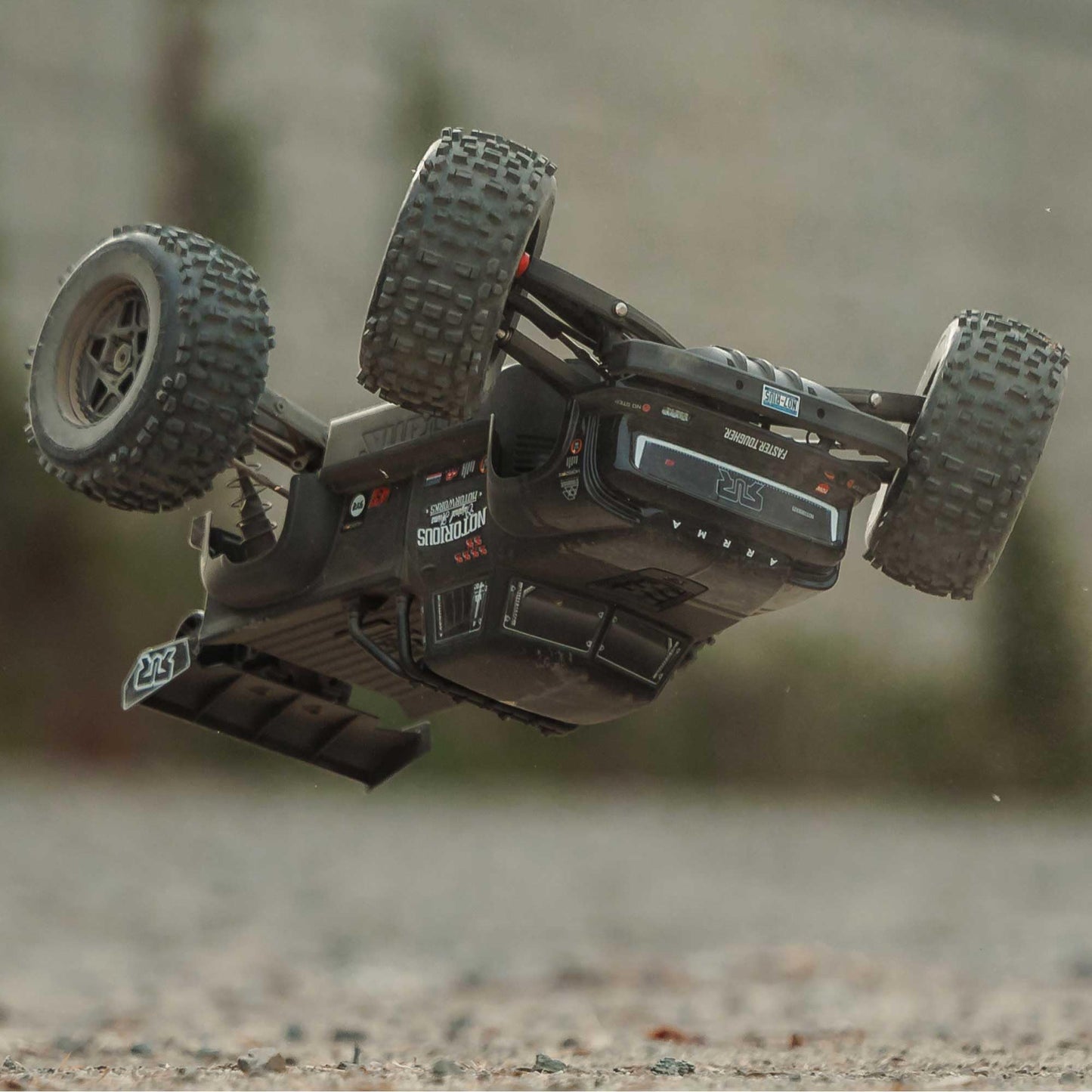 ARRMA 1/8 Notorious 4X4 6S BLX Brushless Stunt Truck RTR, Black, Model ARA8611V6T1, Battery & Charger Not Included