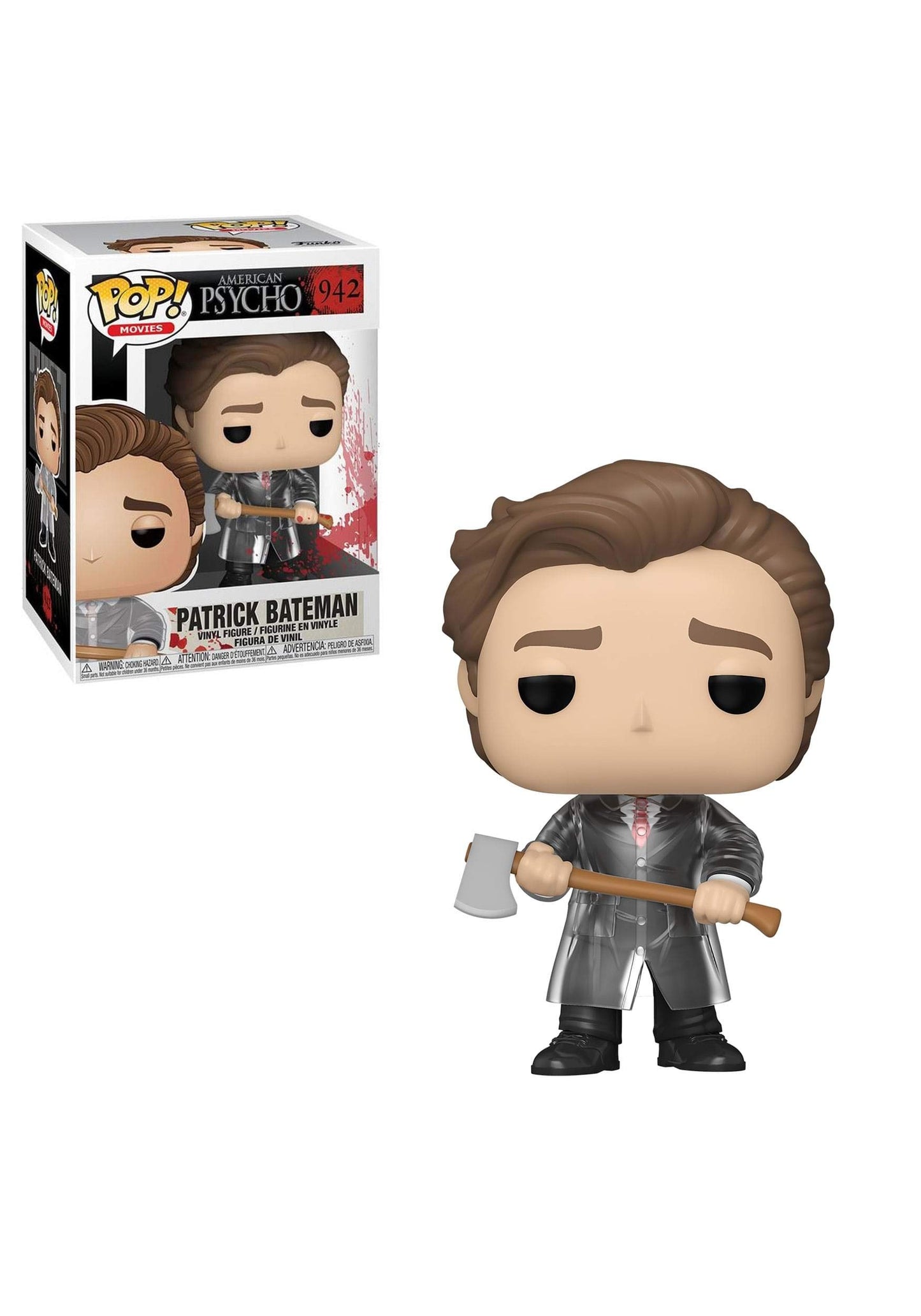 Funko Pop! Movies American Psycho Patrick Vinyl Figure - Multicolor, Standard Size, Model 46379