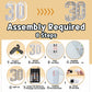 Imprsv 3Ft Silver 30Th-Birthday Decorations Numbers: 30Th Birthday Party Anniversary Decorations Large Light Up Numbers 30 For H