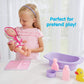 Kidoozie Bathtime Baby Doll Set, 12-Inch Rubber Doll with Bath Tub & Accessories, Pretend Play for Kids Ages 3+ (Model G02566)