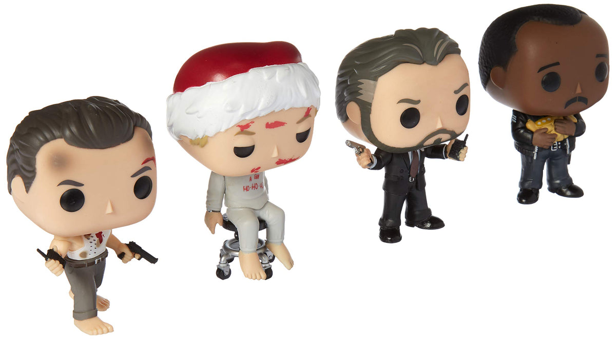 Funko Movies Die Hard Collectors Set  John Mcclane, Hans Gruber, Tony Vreski, Al Powell