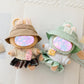 17cm Doll Clothes Set (No Doll), 5 Pieces Dress Outfit Set for 6.7inch Doll Suit, Fashion Chic Hat & Clothes Accessories for 1st
