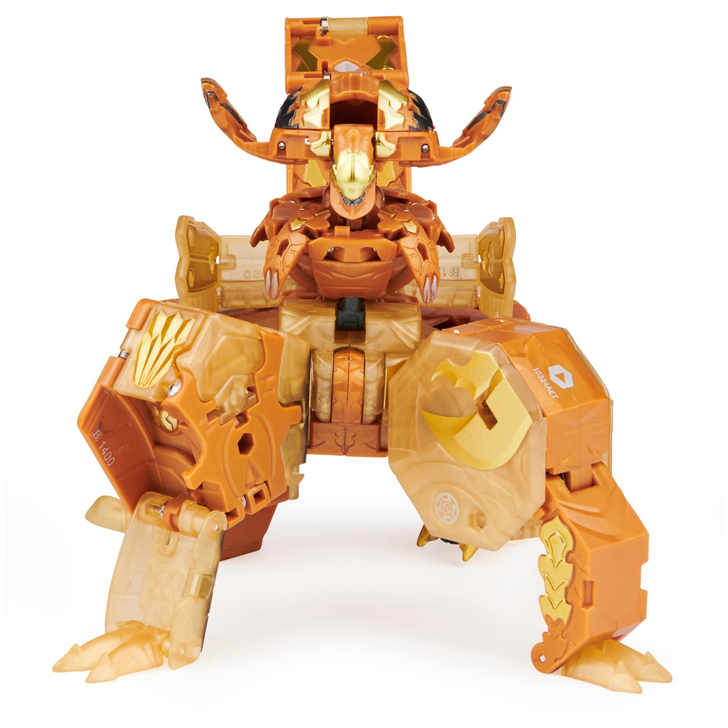 Bakugan Ultimate Viloch 7-in-1 Action Figure, Plastic, Enemy Combiner, Model 6063381, Includes BakuCores & Trading Cards